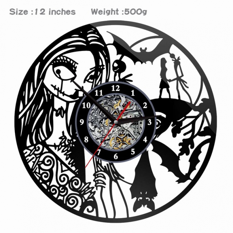 012-The Nightmare Before Creative painting wall clocks and clocks PVC material No battery