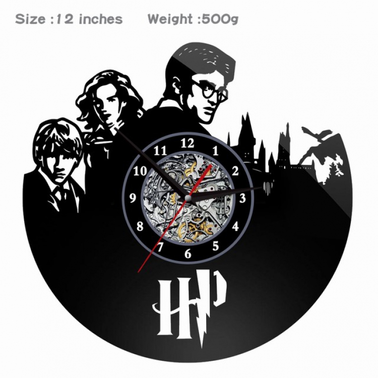013-Harry Potter Creative painting wall clocks and clocks PVC material No battery