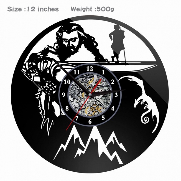 001-The Lord Of The Rings Creative painting wall clocks and clocks PVC material No battery