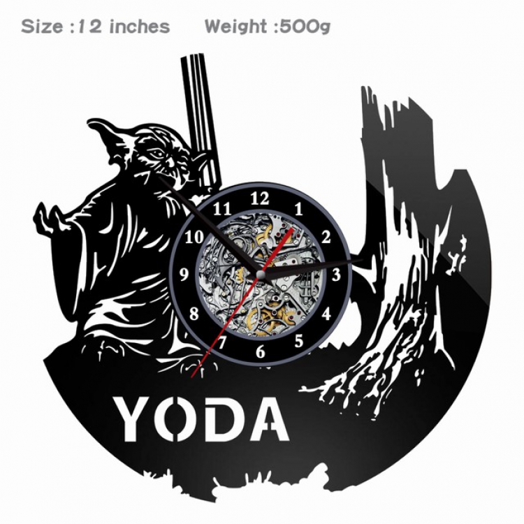 008-Star Wars Creative painting wall clocks and clocks PVC material No battery
