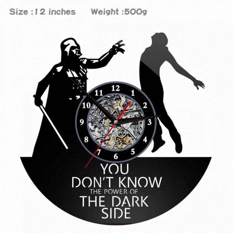 010-Star Wars Creative painting wall clocks and clocks PVC material No battery