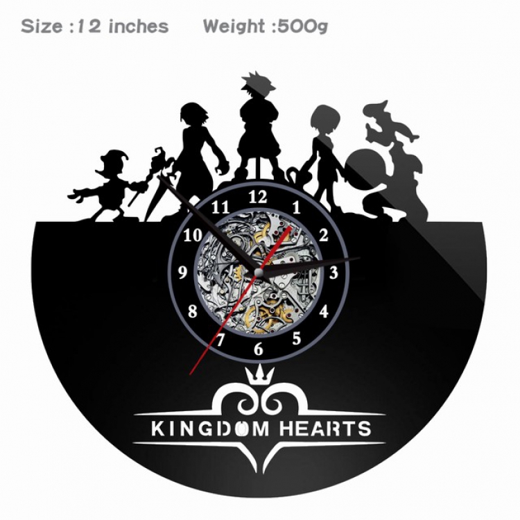 003 -Kingdom Hearts Creative painting wall clocks and clocks PVC material No battery