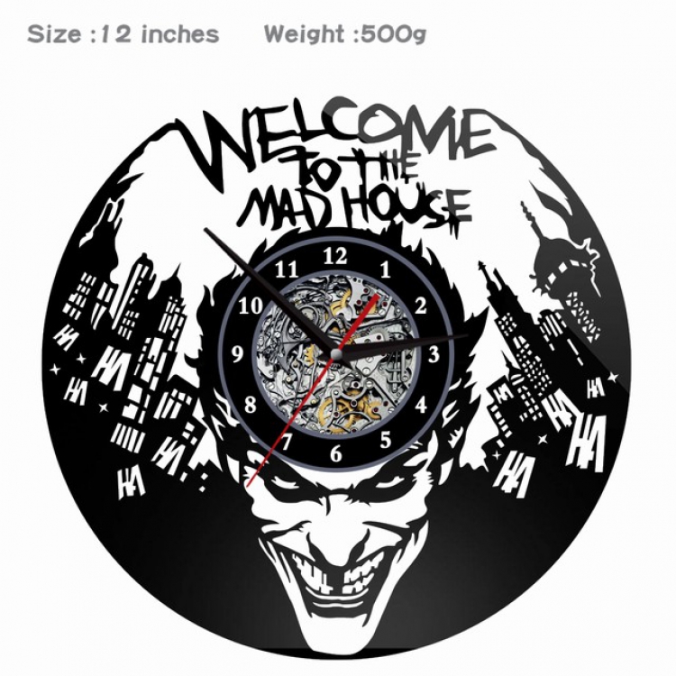 006-Suicide Squad Creative painting wall clocks and clocks PVC material No battery