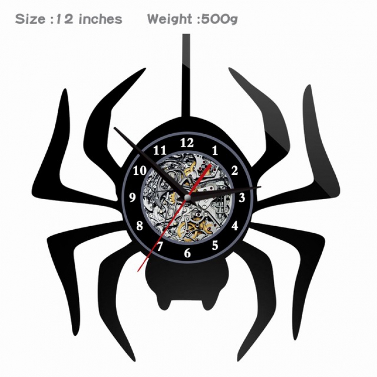 005-Spiderman Creative painting wall clocks and clocks PVC material No battery