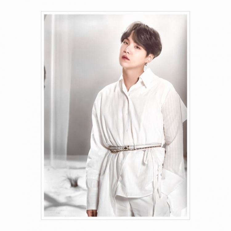 BTS SUGA map of the soul tour poster wall painting adhesive stickers 21X30CM a set price for 10 pcs