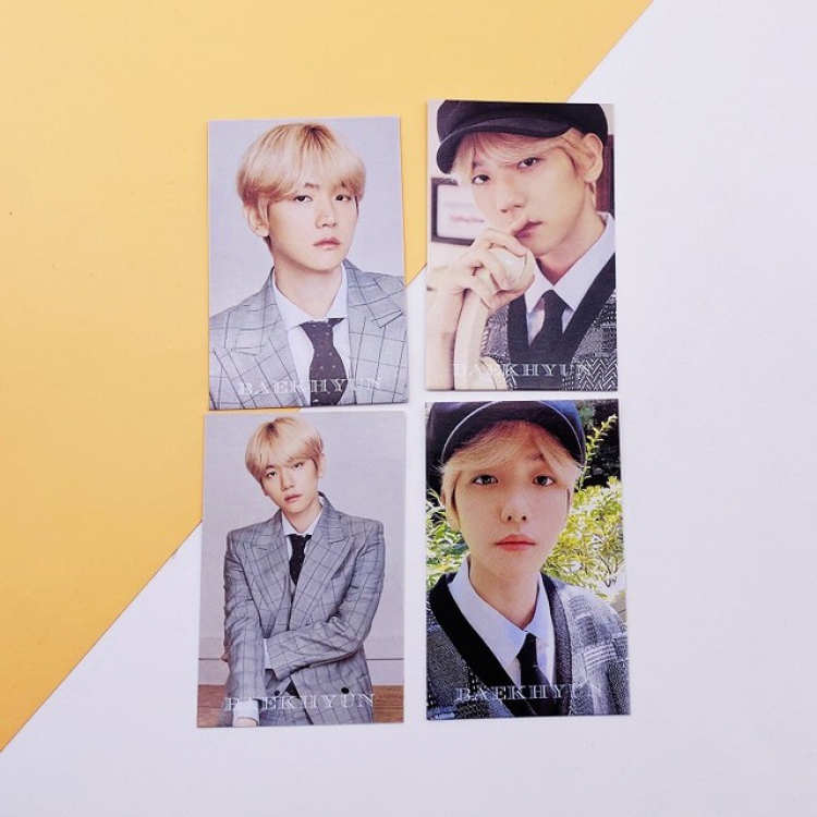 EXO Random Card Photo Small Card 5.4X8.4CM 5G a set of 4 price for 10 sets