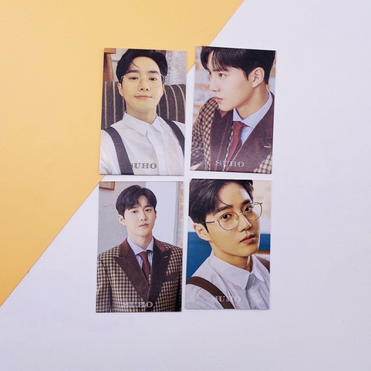 EXO Random Card Photo Small Card 5.4X8.4CM 5G a set of 4 price for 10 sets