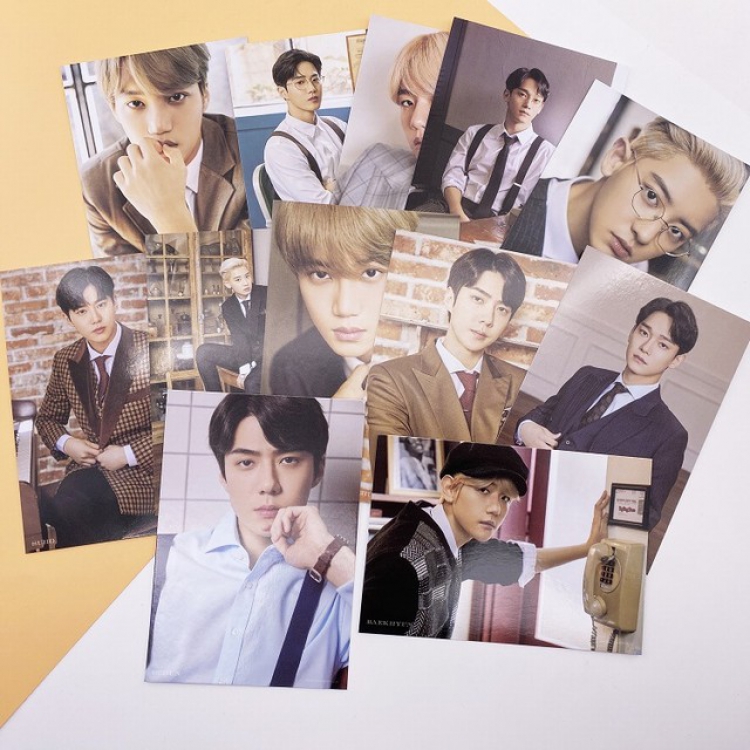 EXO Random Card Photo Small Card Post Card 10X15CM 45G price for 5 sets