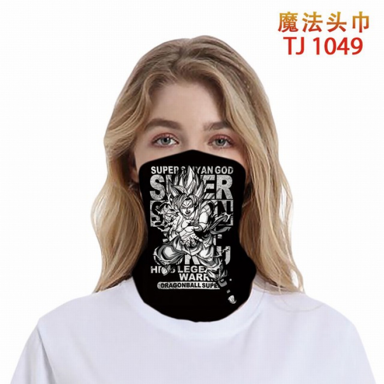 TJ-1049-Dragon Ball Color printing magic turban scarf