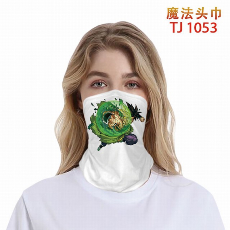 TJ-1053-Dragon Ball Color printing magic turban scarf