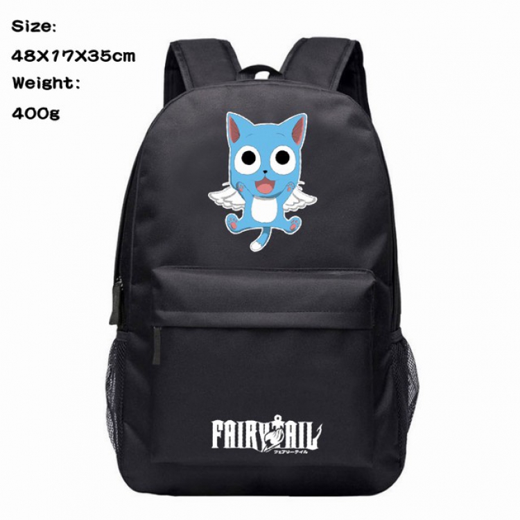 Fairy tail Anime 600D Canvas Backpack Waterproof School Bag 48X17X35CM 400G