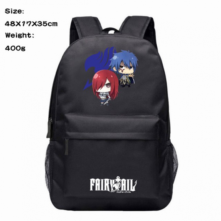 Fairy tail Anime 600D Canvas Backpack Waterproof School Bag 48X17X35CM 400G