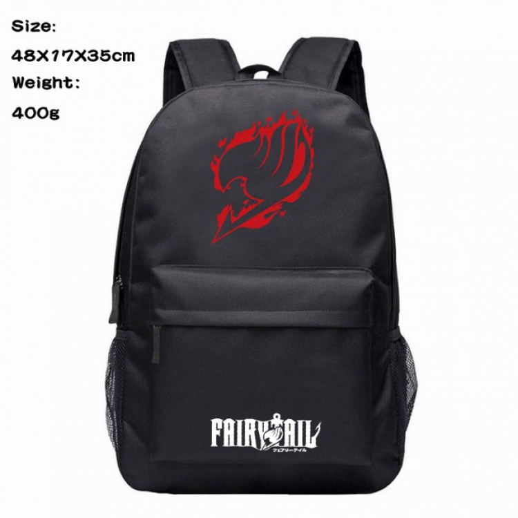 Fairy tail Anime 600D Canvas Backpack Waterproof School Bag 48X17X35CM 400G