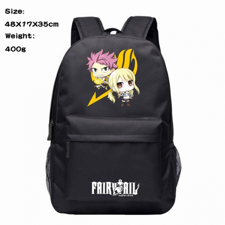 Fairy tail Anime 600D Canvas Backpack Waterproof School Bag 48X17X35CM 400G