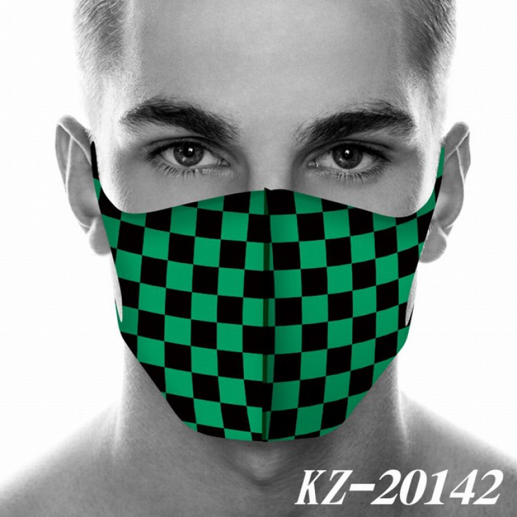 Demon Slayer Kimets Kamado Tanjirou Anime 3D digital printing masks a set price for 5 pcs KZ-20142 