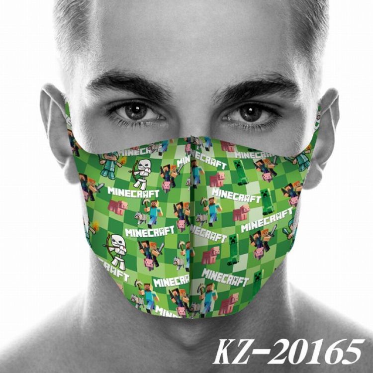 Minecraft Anime 3D digital printing masks a set price for 5 pcs KZ-20165