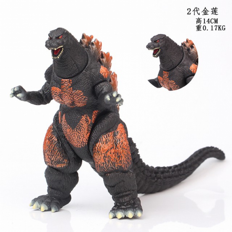 Godzilla 2nd generation Bagged Figure Decoration Model 14CM 0.17KG