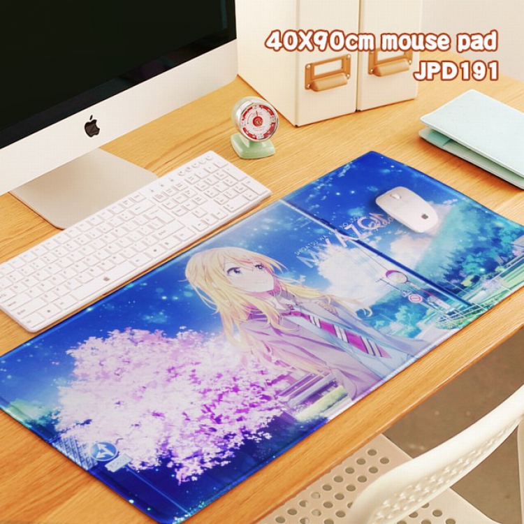 Your Lie in April Anime Locking thick keyboard pad 40X90X0.3CM JPD191