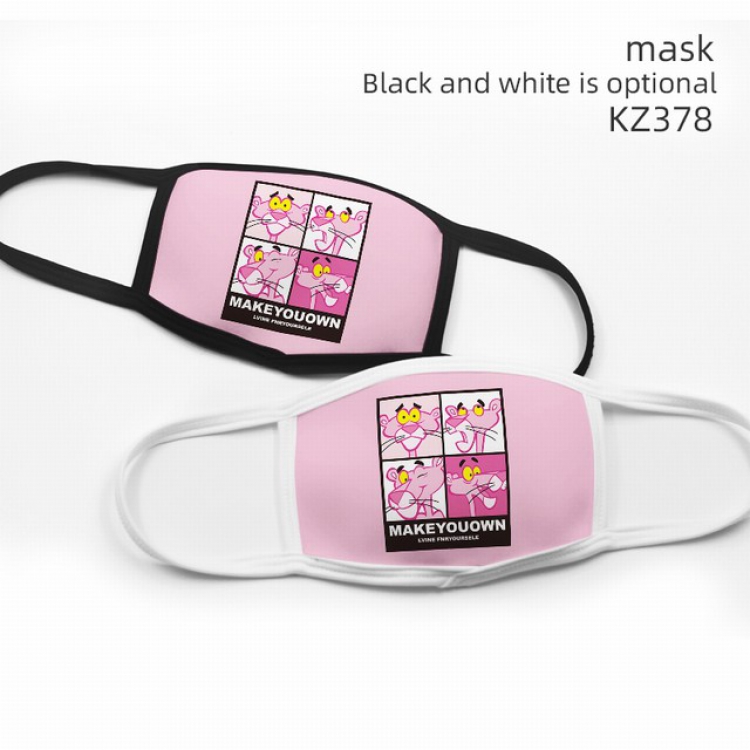 Pink Panther Color printing Space cotton Mask price for 5 pcs KZ378