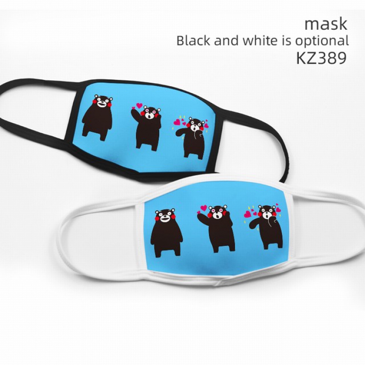 Kumamon Color printing Space cotton Mask price for 5 pcs KZ389