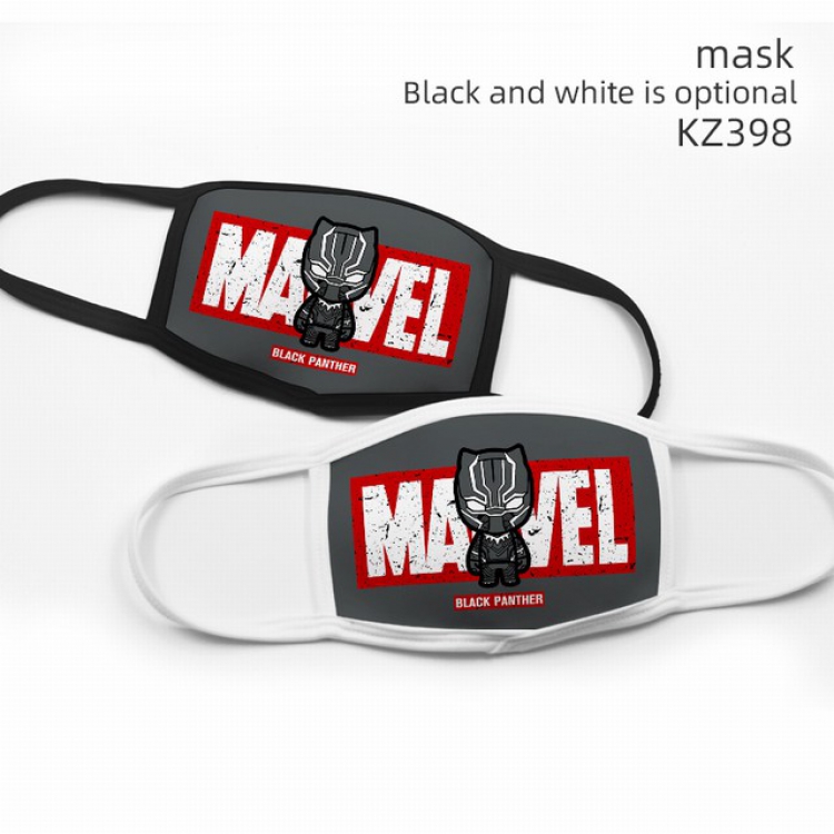 Black Panther Color printing Space cotton Mask price for 5 pcs KZ398