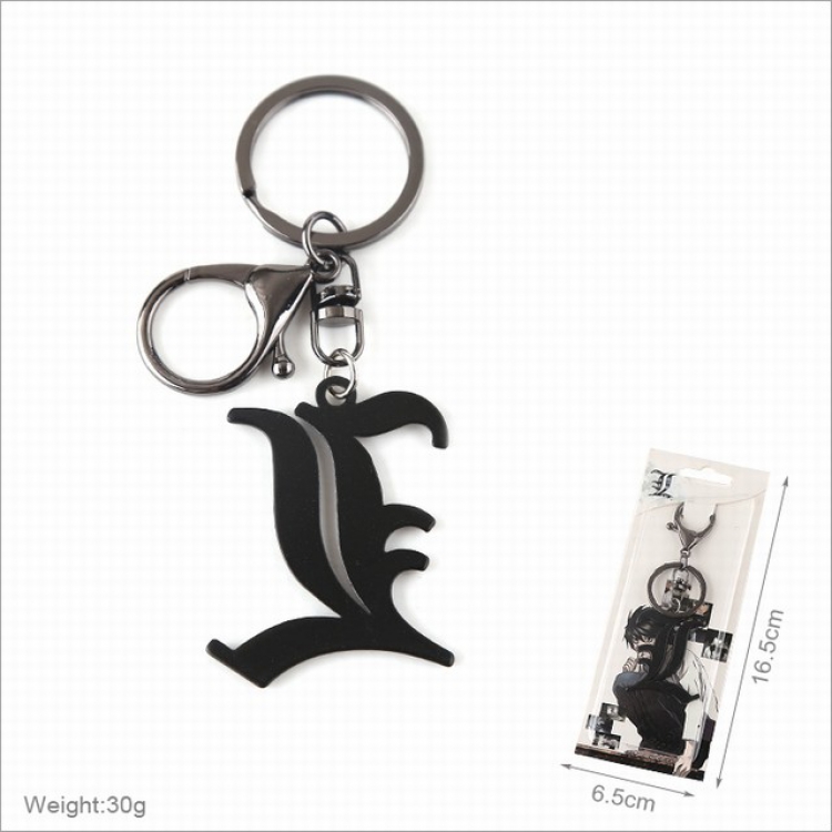 Death note Keychain pendant ornament 16.5X6.5CM 30G price for 5 pcs