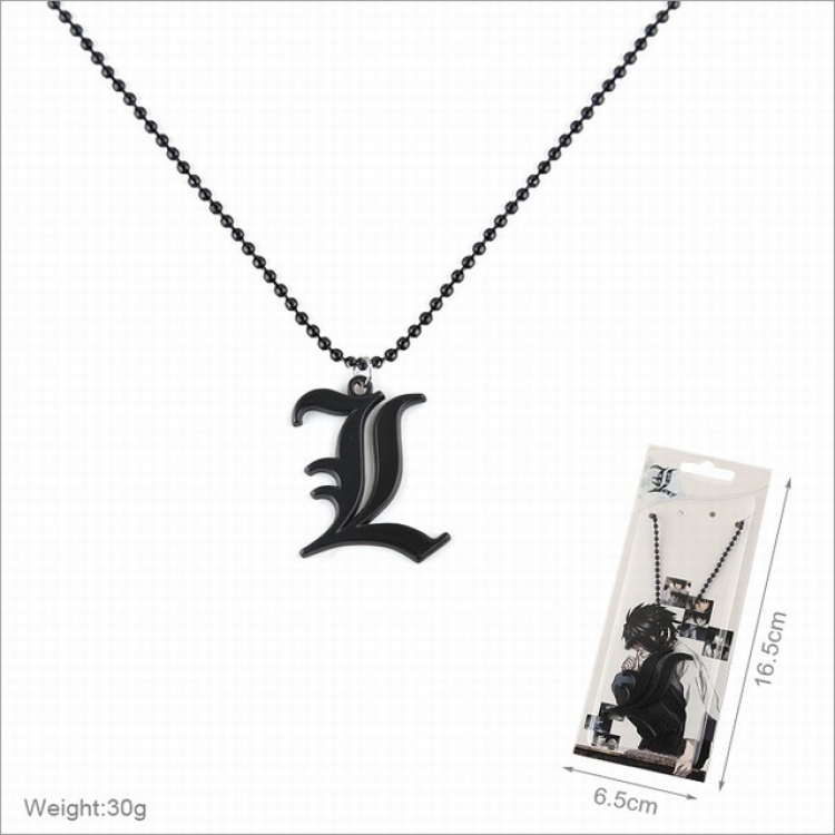 Death note Necklace pendant 16.5X6.5CM 30G  price for 5 pcs