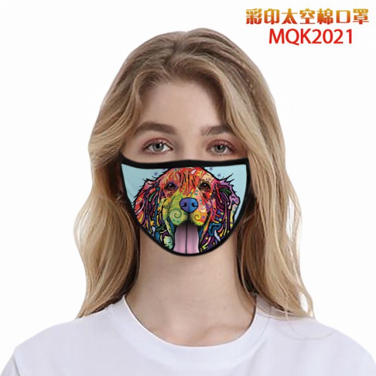 Personality color printing Space cotton Masks price for 5 pcs MQK2021