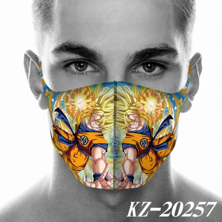 Dragon Ball Anime 3D digital printing masks a set price for 5 pcs KZ-20257