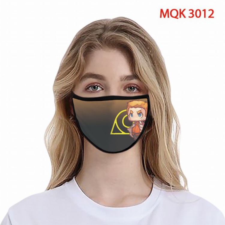 Naruto Color printing Space cotton Masks price for 5 pcs MQK3012