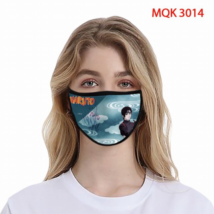 Naruto Color printing Space cotton Masks price for 5 pcs MQK3014
