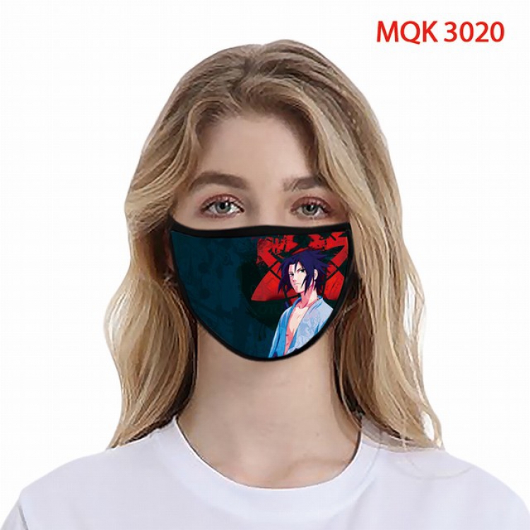 Naruto Color printing Space cotton Masks price for 5 pcs MQK3020