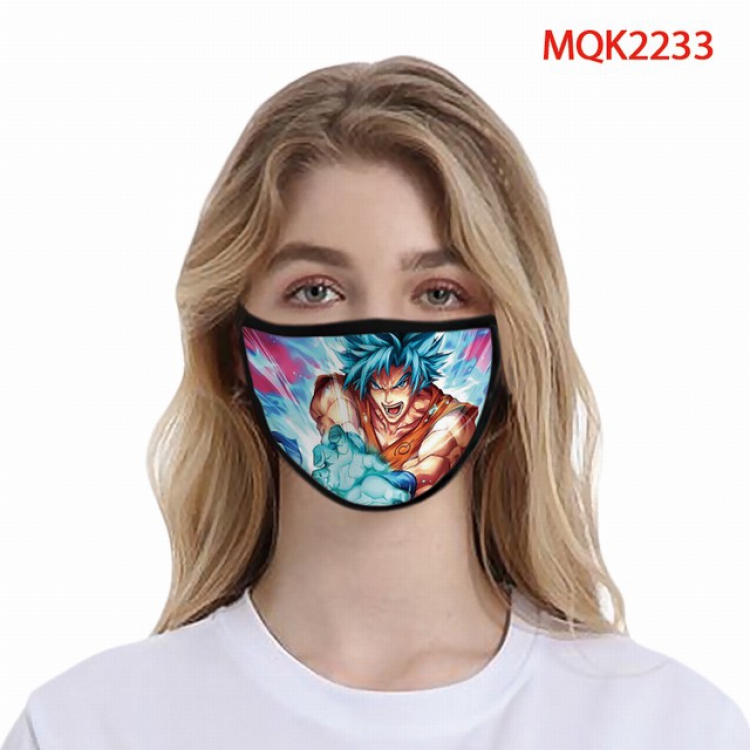 Dragon Ball Color printing Space cotton Masks price for 5 pcs MQK2233