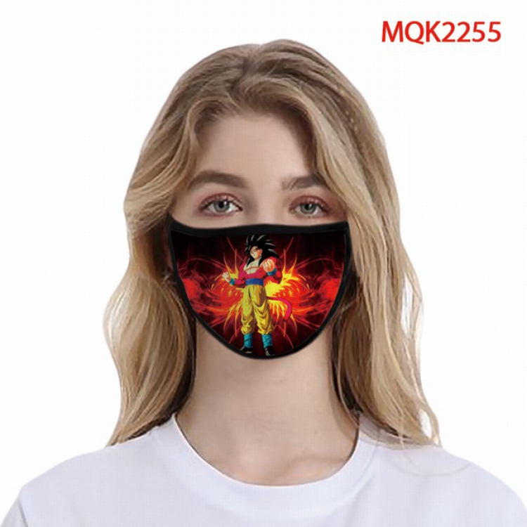 Dragon Ball Color printing Space cotton Masks price for 5 pcs MQK2255