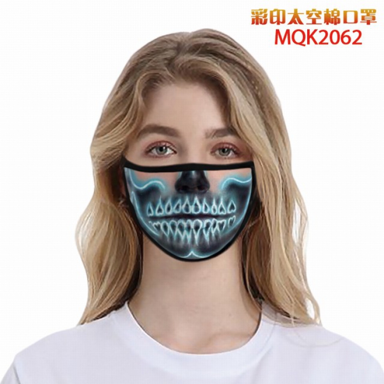 Color printing Space cotton Masks price for 5 pcs MQK2062