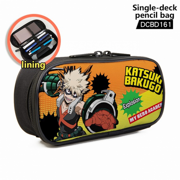 My Hero Academia Anime single layer waterproof pen case 25X7X12CM -DCBD161