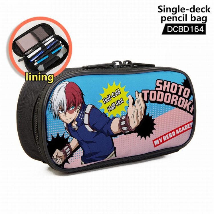 My Hero Academia Anime single layer waterproof pen case 25X7X12CM -DCBD164