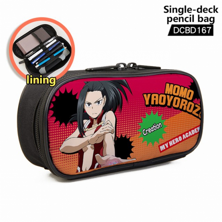 My Hero Academia Anime single layer waterproof pen case 25X7X12CM -DCBD167