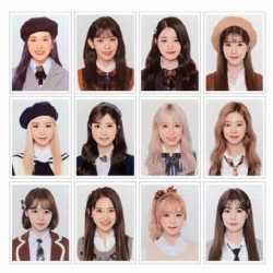 IZONE ID photo card photo card...