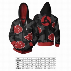 Naruto hooded zipper sweater c...