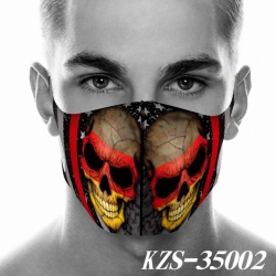 Skull and Flag Anime 3D digita...