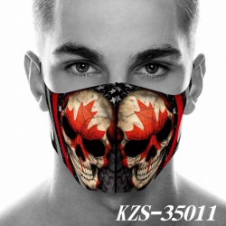 Skull and Flag Anime 3D digita...