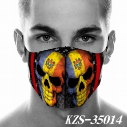 Skull and Flag Anime 3D digita...