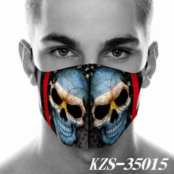 Skull and Flag Anime 3D digita...