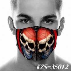 Skull and Flag Anime 3D digita...