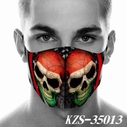 Skull and Flag Anime 3D digita...