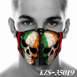 Skull and Flag Anime 3D digita...