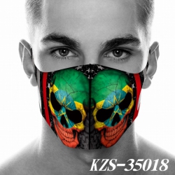 Skull and Flag Anime 3D digita...