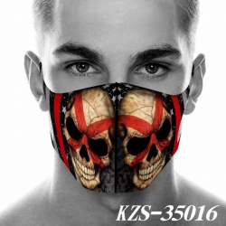 Skull and Flag Anime 3D digita...