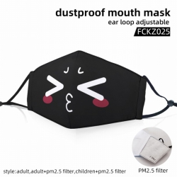 Emoji color dust masks opening...